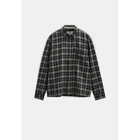 Anerkjendt, Otto Flannel Check LS Shirt, Caviar