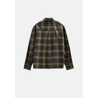 Anerkjendt, Otto Flannel Check LS Shirt, Forest Night