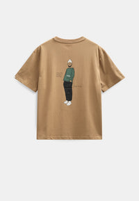 Anerkjendt, AKVillads Have A Nice Day Tee, Ermine