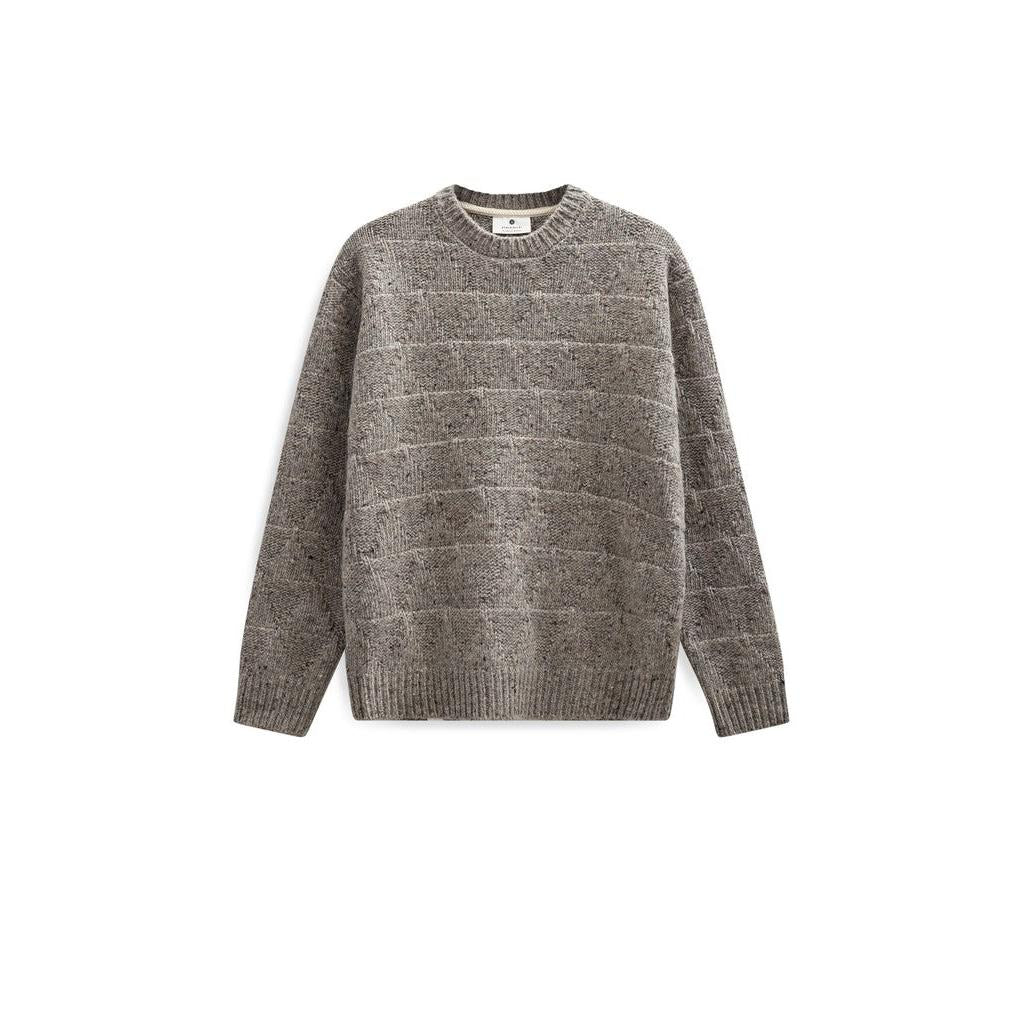 Anerkjendt, AKsinus Heavy Wool Knit, Medium Grey mel
