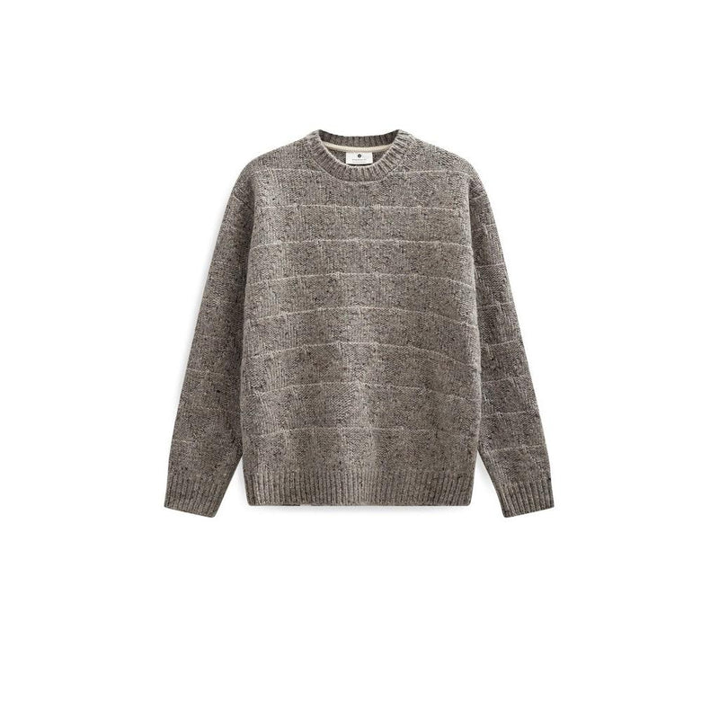 Anerkjendt, AKsinus Heavy Wool Knit, Medium Grey mel-Anerkjendt-Minlillebutik.dk