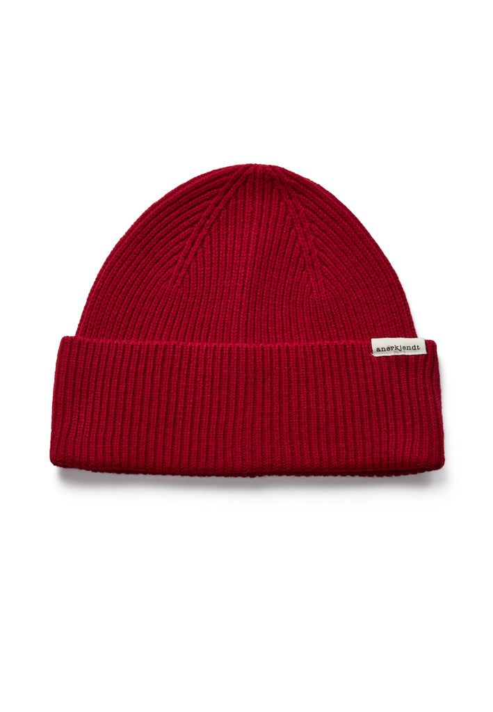Anerkjendt, AKfelix Merino Hood, Red Dahlia
