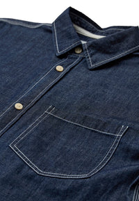 Anerkjendt, AKLaurits Light Denim LS Shirt, Sky Captain