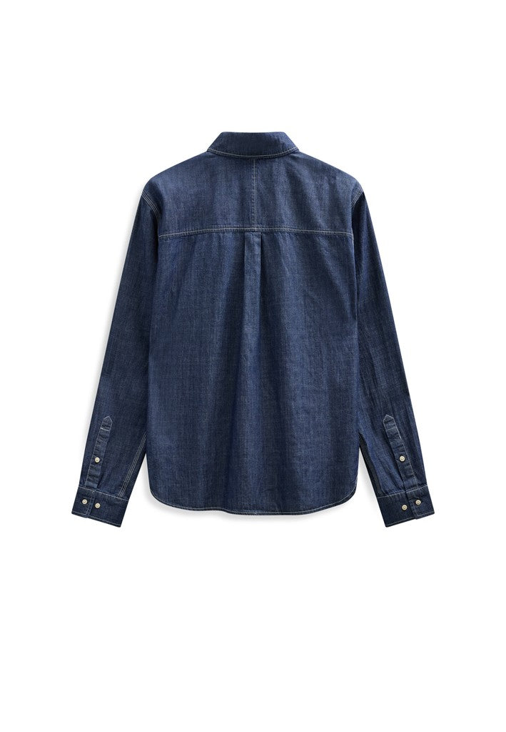 Anerkjendt, AKLaurits Light Denim LS Shirt, Sky Captain