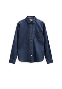 Anerkjendt, AKLaurits Light Denim LS Shirt, Sky Captain