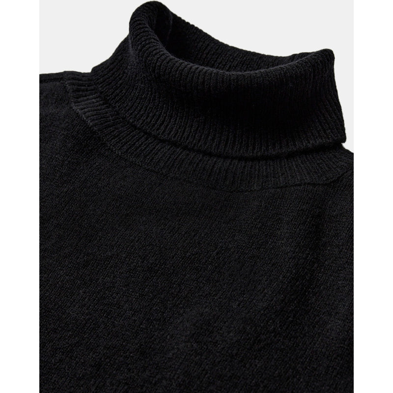 Anerkjendt, Nico Solid Roll Neck Lambswool, Caviar