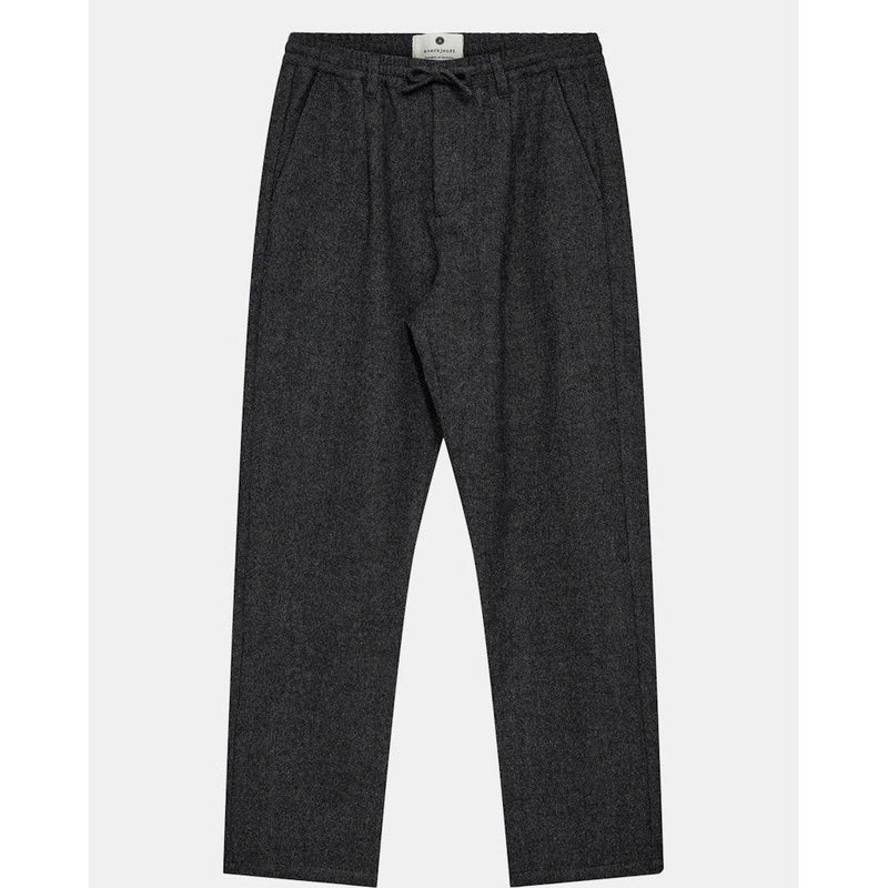 Anerkjendt, AKJan Wool Pants, Dark Grey Melange-Anerkjendt-Minlillebutik.dk