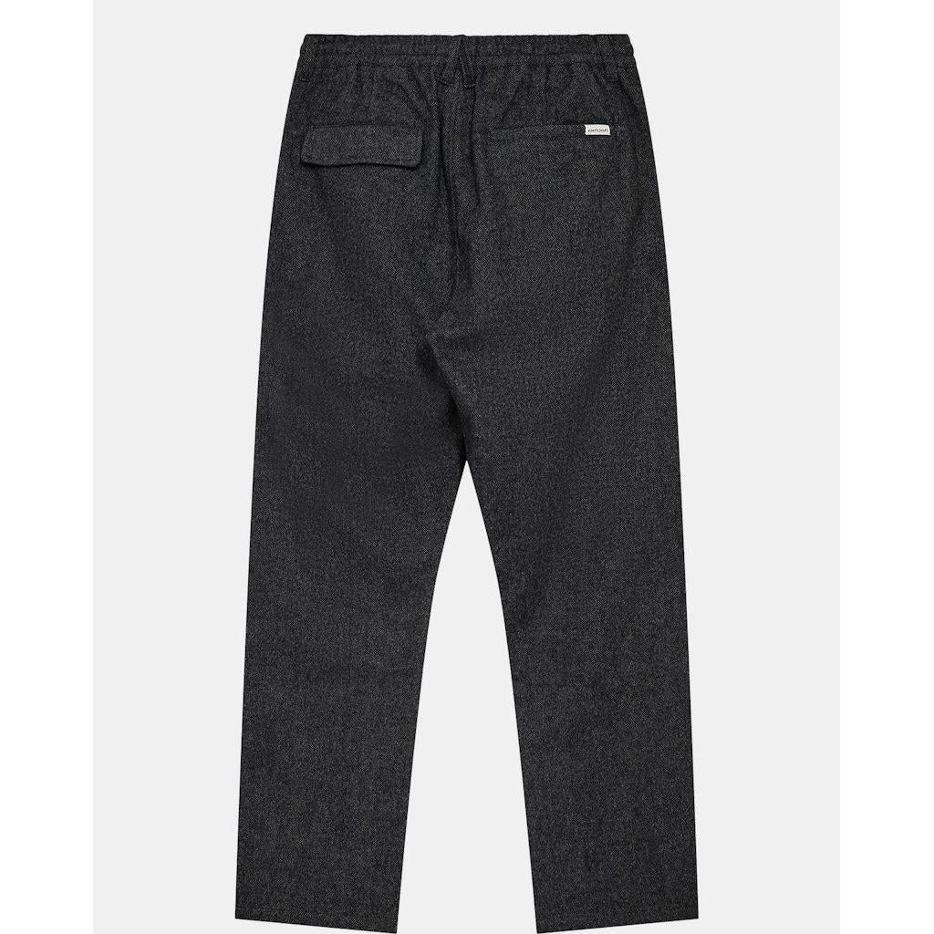 Anerkjendt, AKJan Wool Pants, Dark Grey Melange