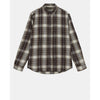 Anerkjendt, Leif Flannel Check Shirt, Chocolate brown