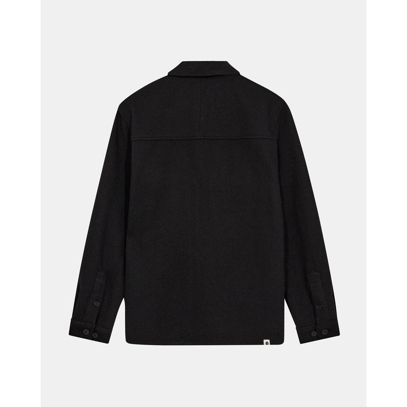 Anerkjendt, AKHanky Heavy Twill Overshirt, Caviar-Anerkjendt-Minlillebutik.dk