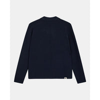 Anerkjendt, AKSvend Needle Rib Knit Cardigan, Sky Captain-Anerkjendt-Minlillebutik.dk