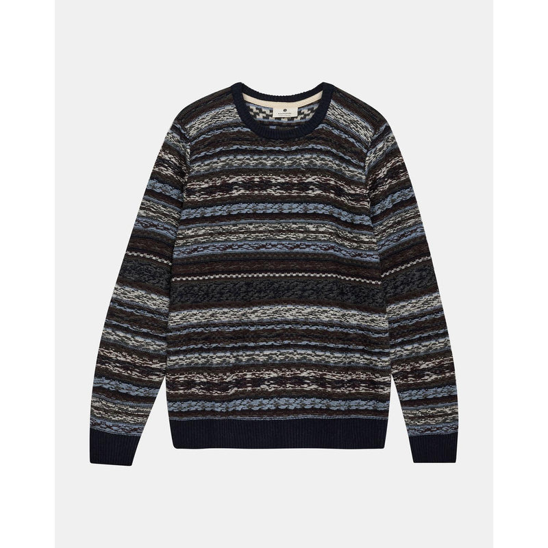 Anerkjendt, Sune Reverse Inka Knit, Sky Captain-Anerkjendt-Minlillebutik.dk