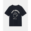 Anerkjendt, AKVillads Espresso Print S/S Tee, Sky Captain-Anerkjendt-Minlillebutik.dk