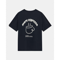 Anerkjendt, AKVillads Espresso Print S/S Tee, Sky Captain-Anerkjendt-Minlillebutik.dk