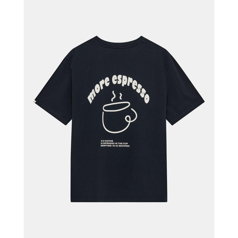 Anerkjendt, AKVillads Espresso Print S/S Tee, Sky Captain-Anerkjendt-Minlillebutik.dk