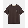 Anerkjendt, Villads Espresso Print S/S Tee, Mulch-Anerkjendt-Minlillebutik.dk