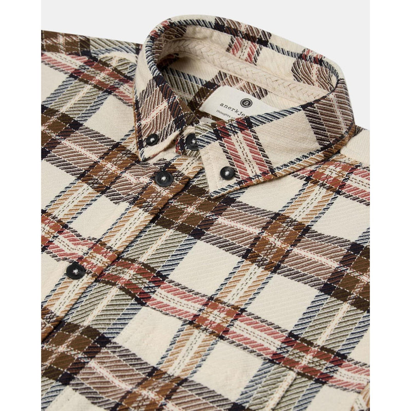 Anerkjendt, AKLeif Twill Check Shirt, Tofu-Anerkjendt-Minlillebutik.dk