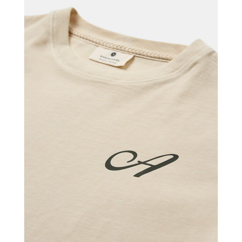 Anerkjendt, AKVillads Workwear Print S/S Tee, Tofu-Anerkjendt-Minlillebutik.dk