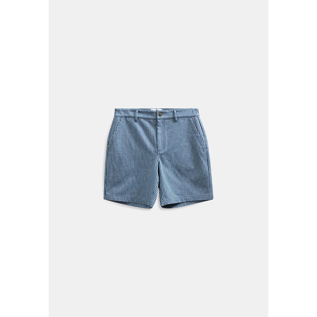 Anerkjendt, Jan Stripe Shorts, Sky Captain-Anerkjendt-Minlillebutik.dk