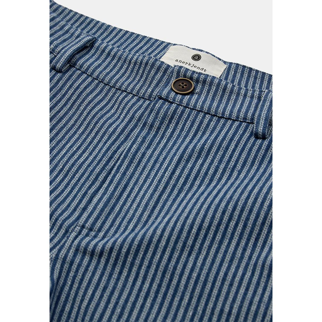Anerkjendt, Jan Stripe Shorts, Sky Captain-Anerkjendt-Minlillebutik.dk