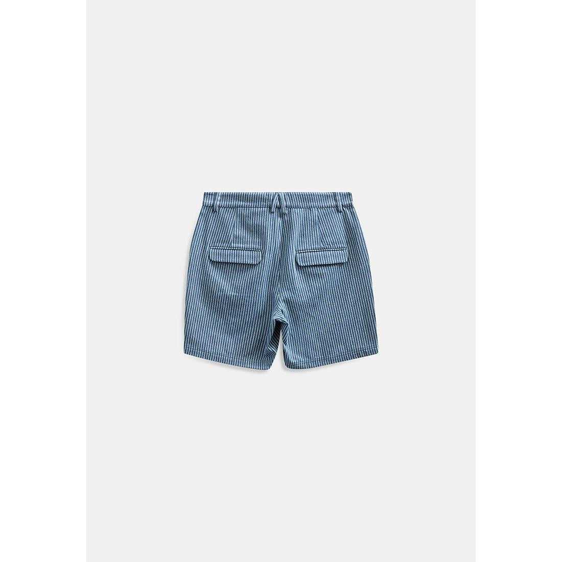 Anerkjendt, Jan Stripe Shorts, Sky Captain-Anerkjendt-Minlillebutik.dk