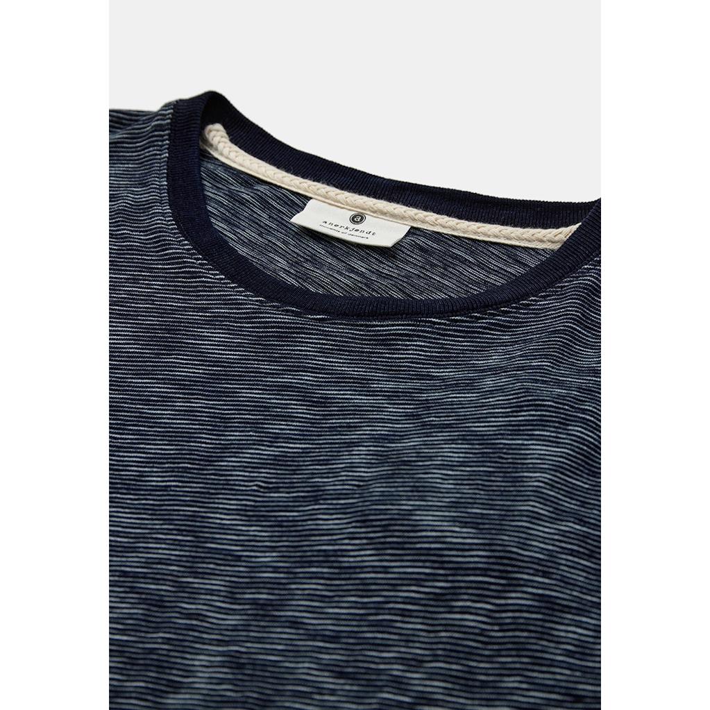 Anerkjendt, Villads Indigo S/S Tee, Sky Captain-Anerkjendt-Minlillebutik.dk