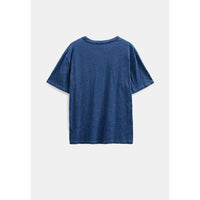 Anerkjendt, Villads Indigo Pocket S/S Tee, Blue Indigo-Anerkjendt-Minlillebutik.dk