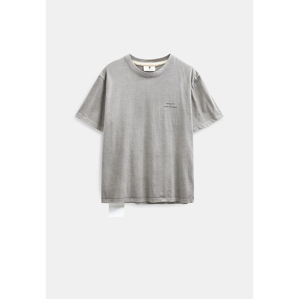 Anerkjendt, Villads AXDK2 SS Tee, Gray Flannel-Anerkjendt-Minlillebutik.dk