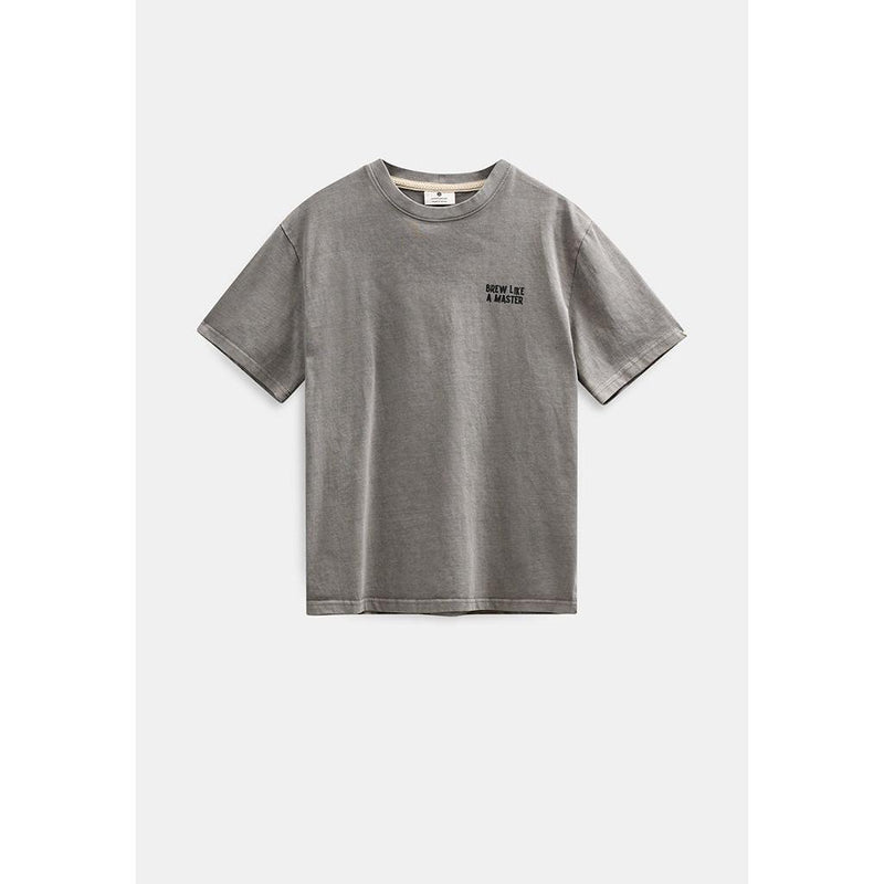 Anerkjendt, Villads Brewlikeamaster SS Tee, Gray Flannel-Anerkjendt-Minlillebutik.dk