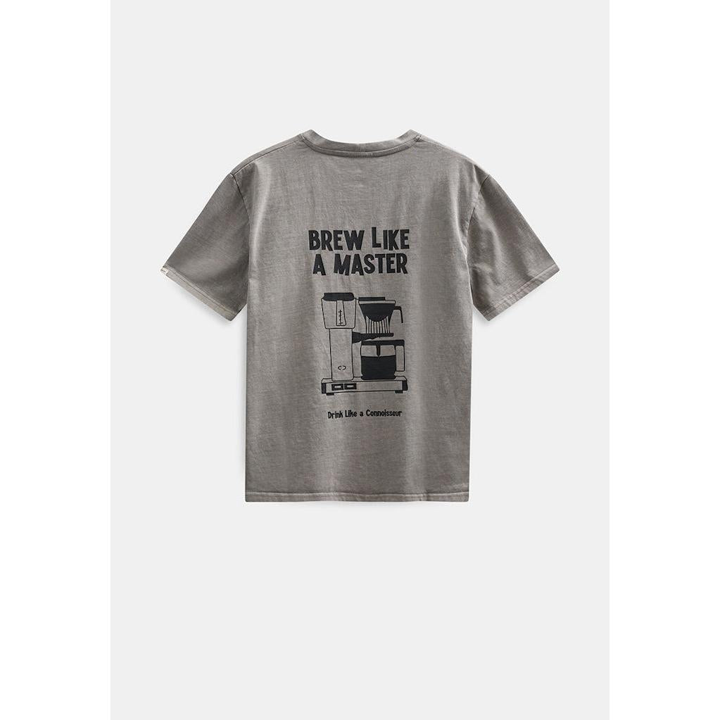 Anerkjendt, Villads Brewlikeamaster SS Tee, Gray Flannel-Anerkjendt-Minlillebutik.dk