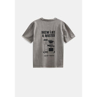 Anerkjendt, Villads Brewlikeamaster SS Tee, Gray Flannel-Anerkjendt-Minlillebutik.dk