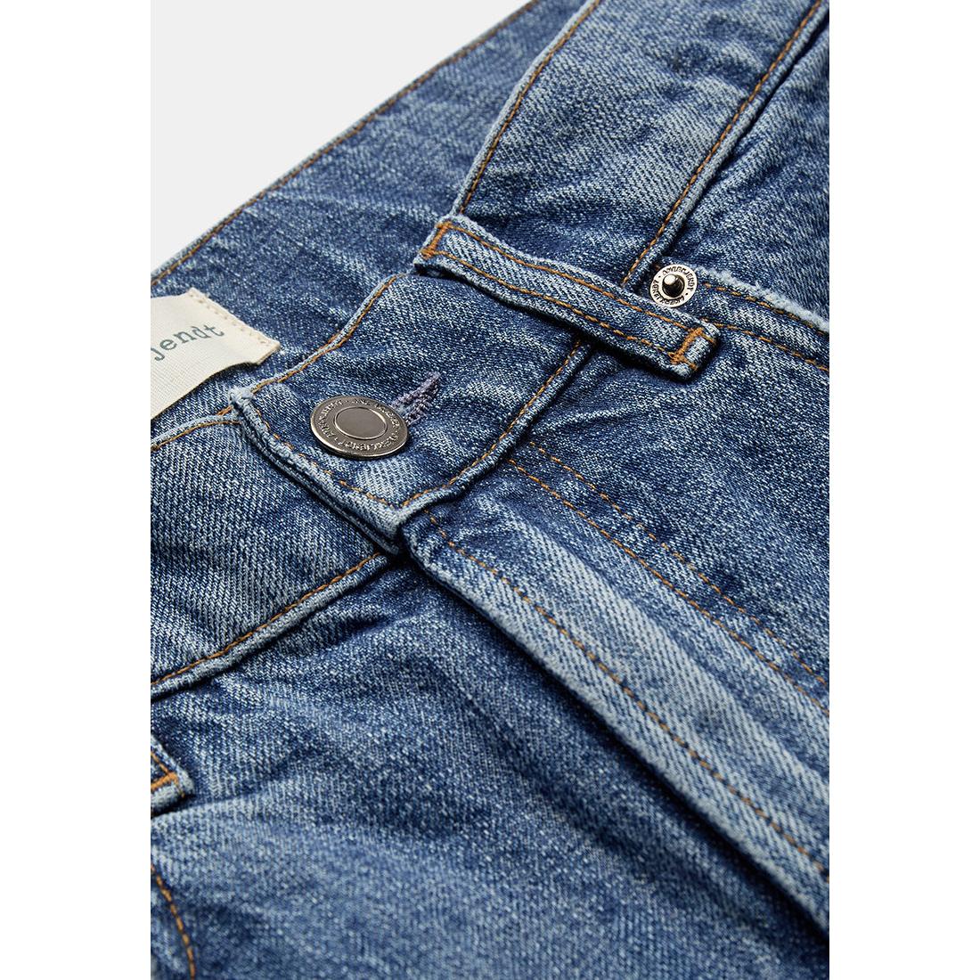 Anerkjendt, Jonas Shorts, Worn medium blue-Anerkjendt-Minlillebutik.dk