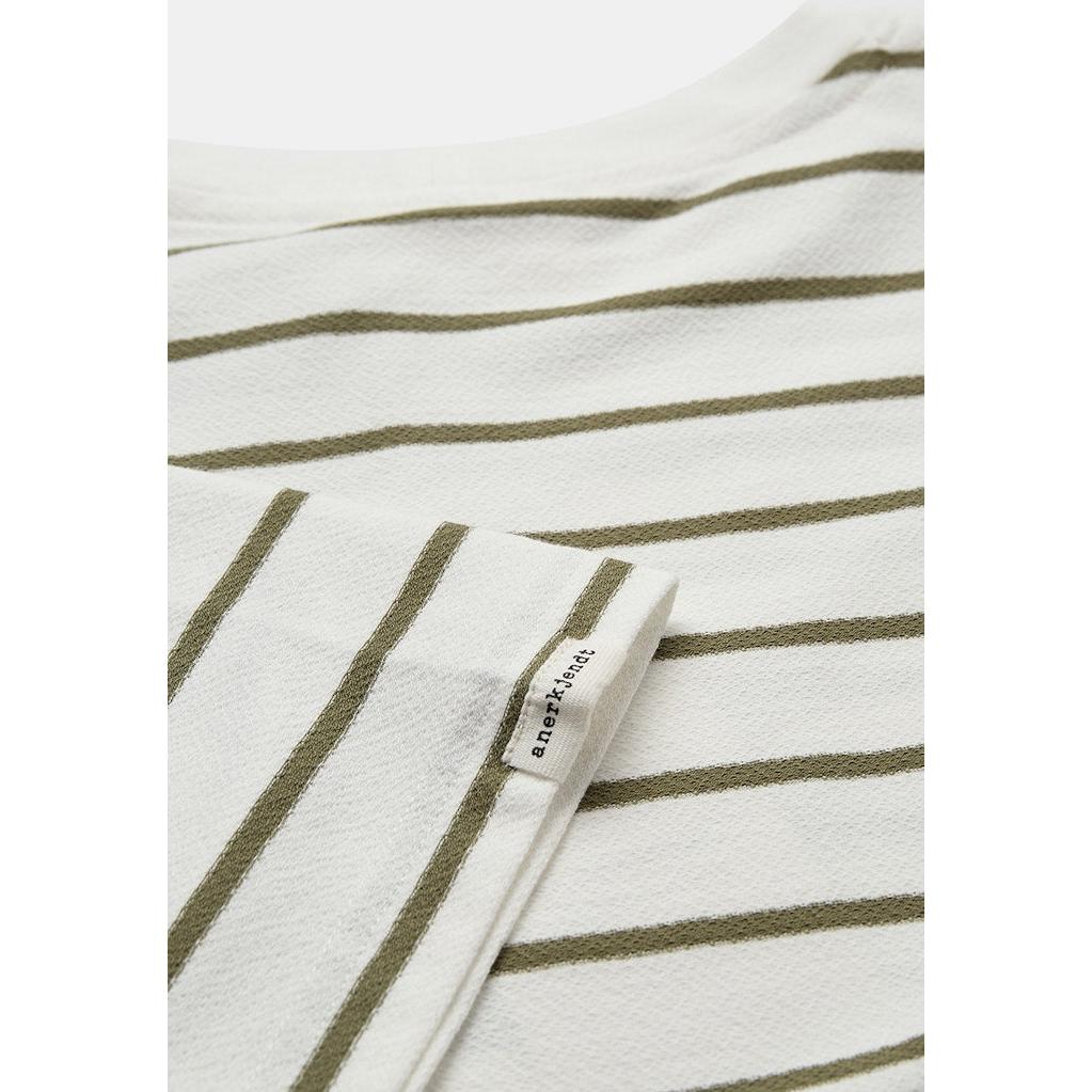 Anerkjendt, Villads Structure Stripe SS Tee, Tofu-Anerkjendt-Minlillebutik.dk