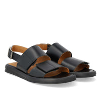 Angulus, Sandal med justerbare velcroremme, Black-Angulus-Minlillebutik.dk