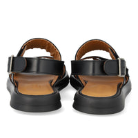 Angulus, Sandal med justerbare velcroremme, Black-Angulus-Minlillebutik.dk