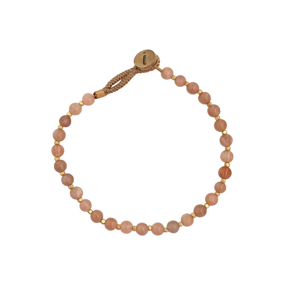 iBU Jewels, Armbånd, Bo Round, Sunstone-iBU Jewels-Minlillebutik.dk
