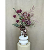 Barbara, Asparagus lys bordeaux h 90 cm