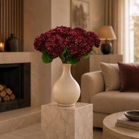 Barbara, Hortensia bordeaux h 60 cm