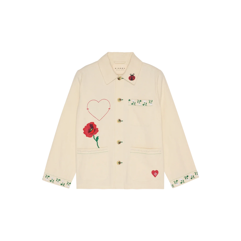 Sissel Edelbo, Bea Jacket, Beige, Organic Cotton-Sissel Edelbo-Minlillebutik.dk