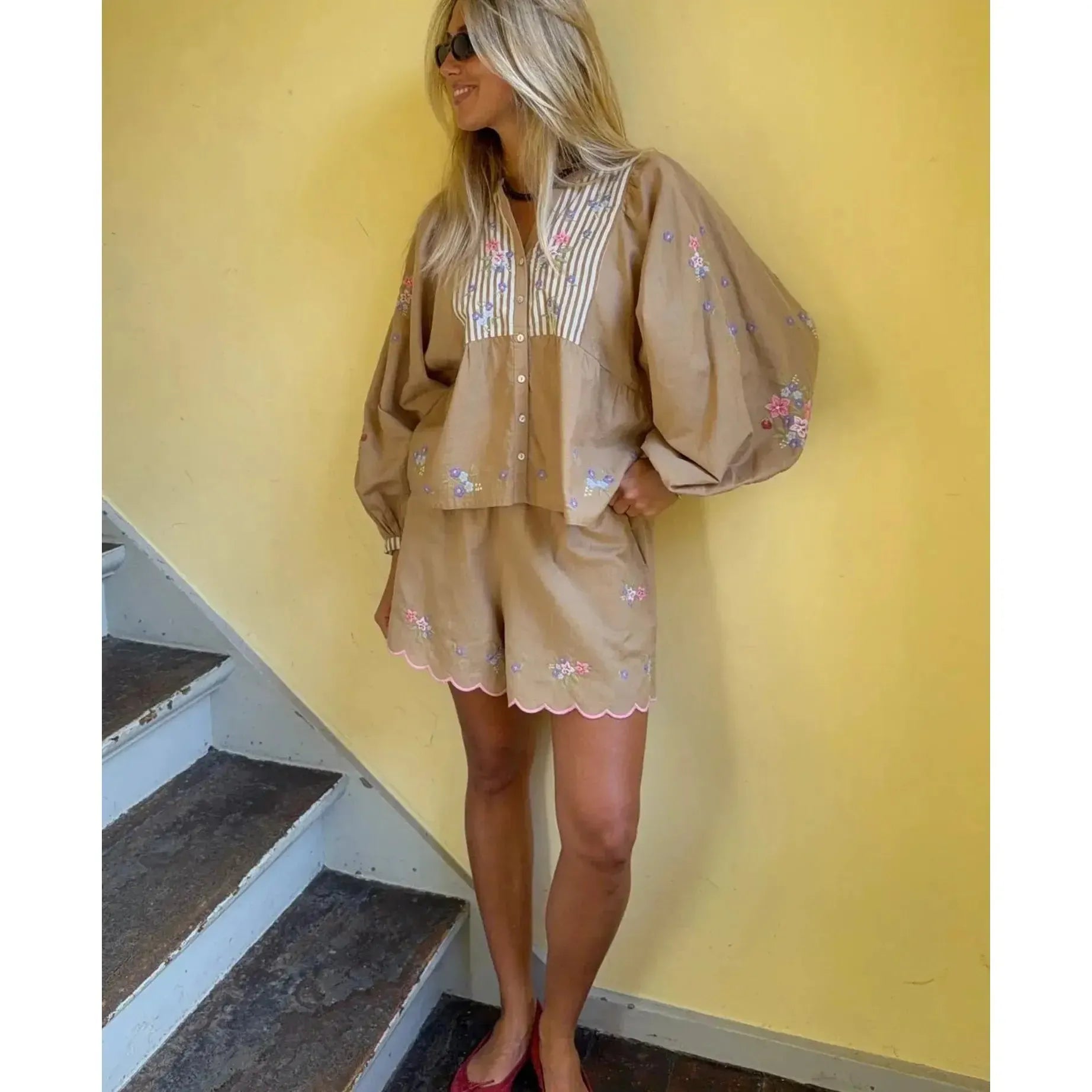 Sissel Edelbo, Bellisima Shorts, Light Hazel-Sissel Edelbo-Minlillebutik.dk