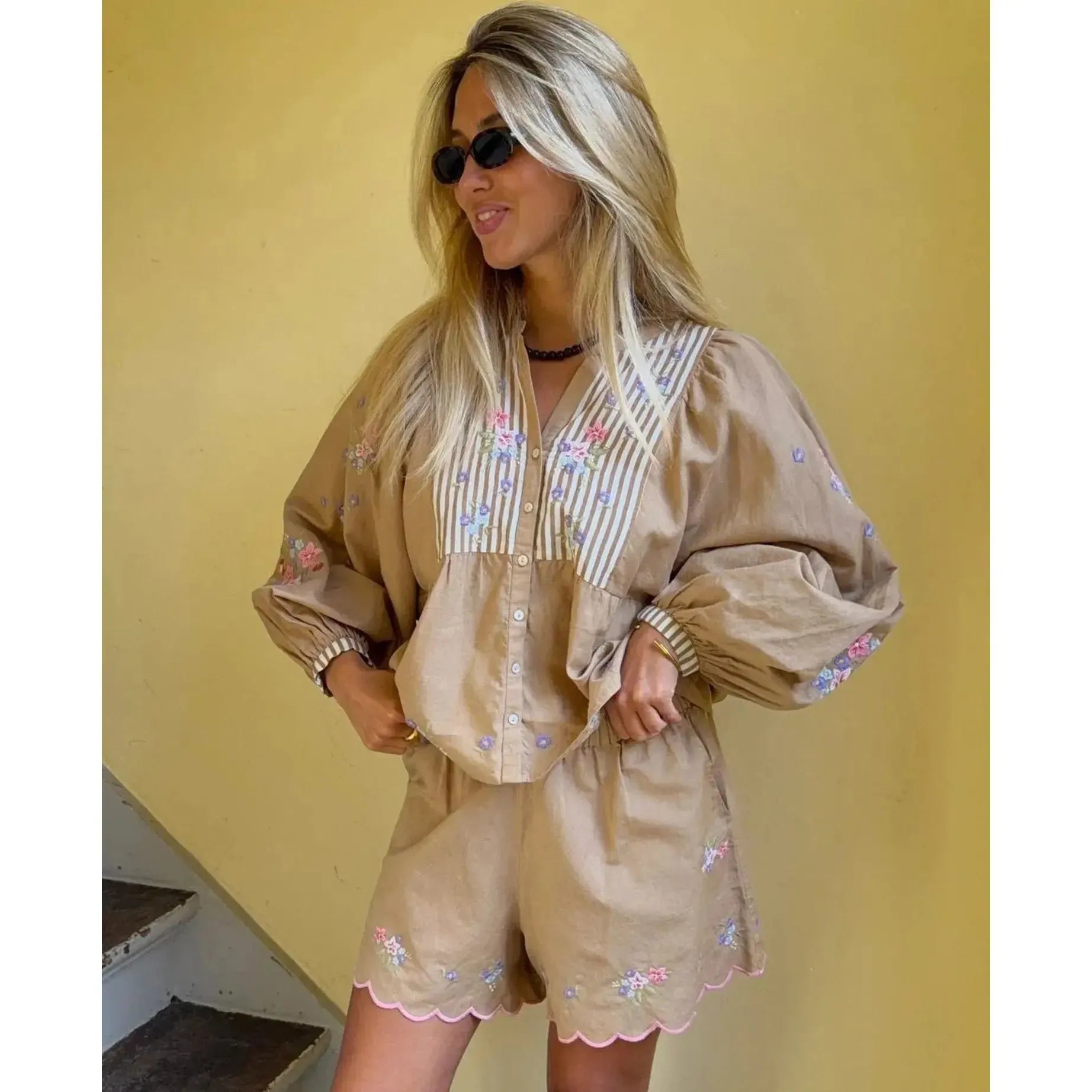 Sissel Edelbo, Bellisima Top, Light Hazel-Sissel Edelbo-Minlillebutik.dk