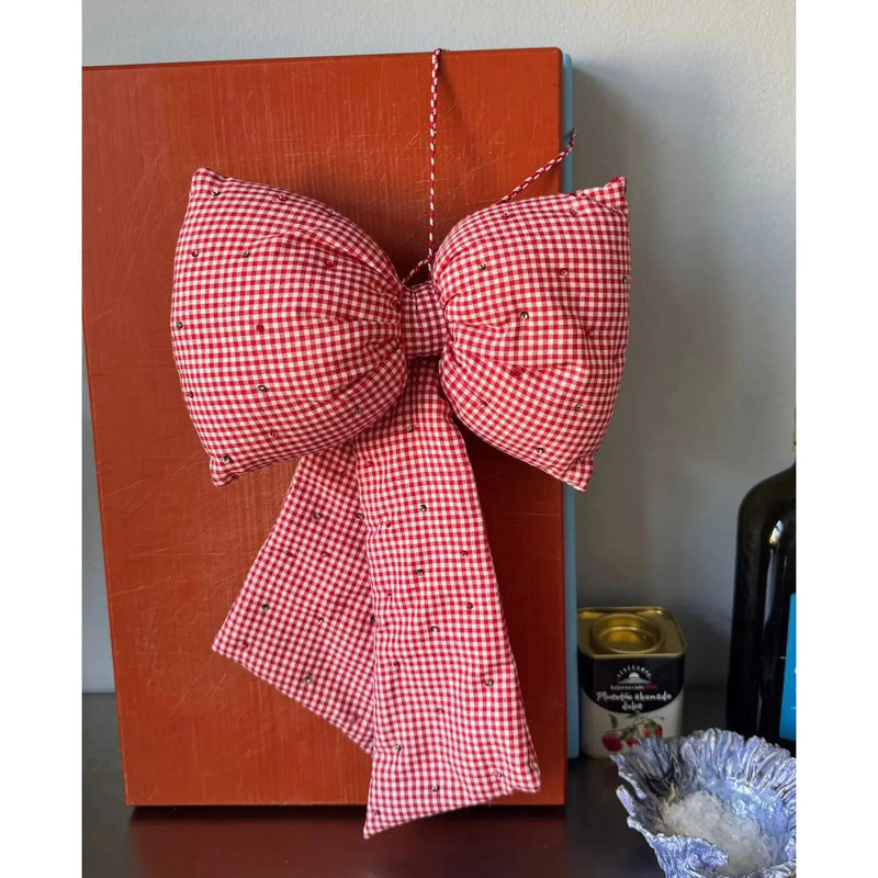 Sissel Edelbo, Bow Decoration, Gingham Checks-Sissel Edelbo-Minlillebutik.dk