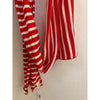 Mads Nørgaard, 2x2 Leftover Thoria Scarf, High risk red / white