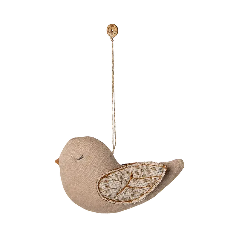 Maileg Jul, Stof ophæng, Fugl, Grene, Blå, 14-5551-02-Maileg-Minlillebutik.dk