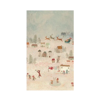 Maileg Jul, Gavepapir, Santa is coming 14-5300-00-Maileg-Minlillebutik.dk