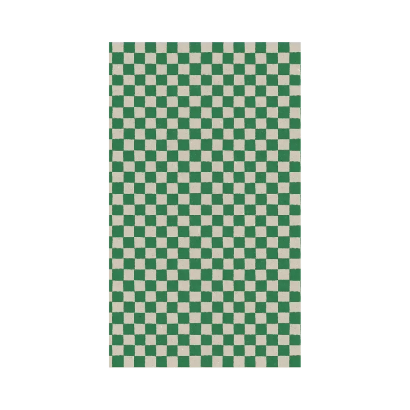 Maileg, Gavepapir 10 m, Checker, Grøn, 15-5208-00-Maileg-Minlillebutik.dk