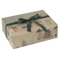 Maileg Jul, Gavepapir, Santa is coming 14-5300-00-Maileg-Minlillebutik.dk