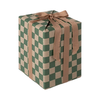 Maileg, Gavepapir 10 m, Checker, Grøn, 15-5208-00-Maileg-Minlillebutik.dk