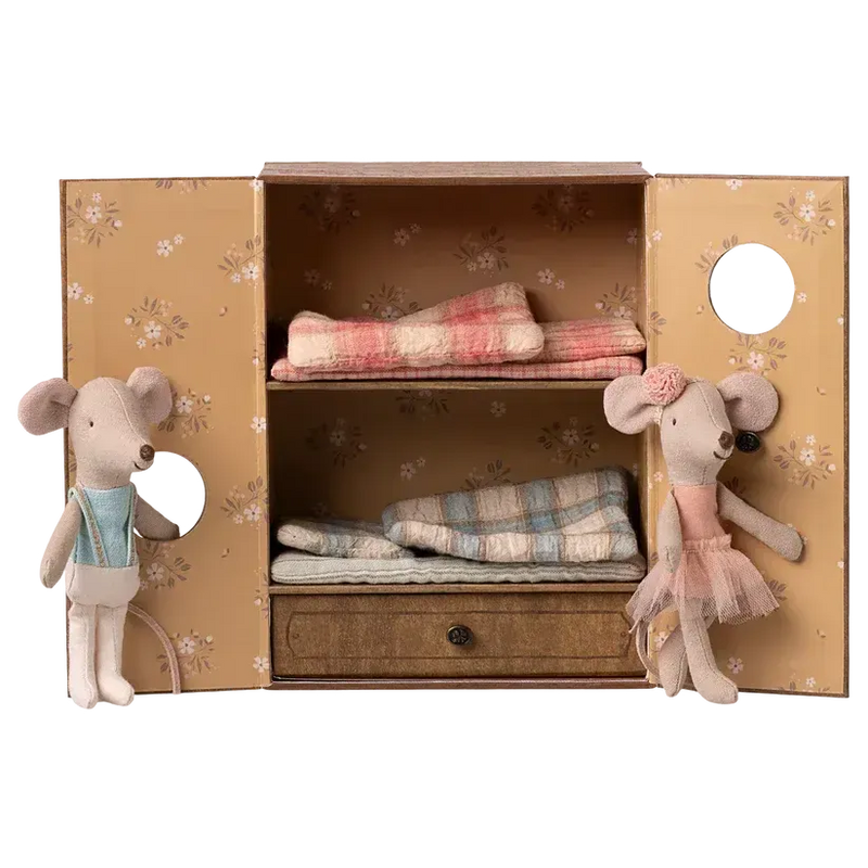 Maileg, Ballet mus i dansestudie, Lillesøster og lillebror, 17-5105-00-Maileg-Minlillebutik.dk