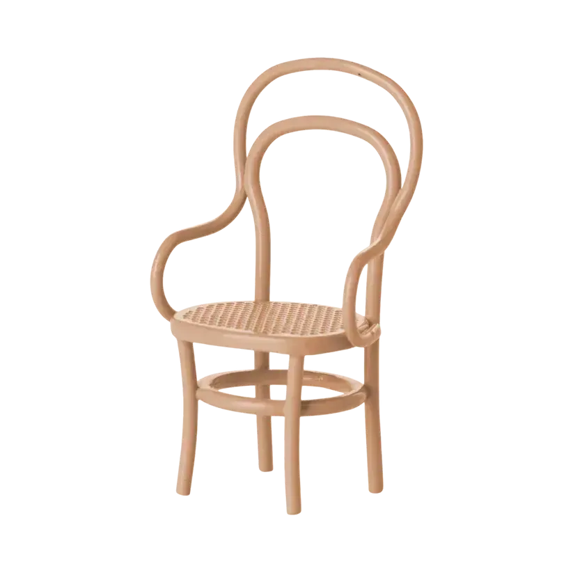 Maileg, Vintagestol, Mus, Mørk Pudder 11-5131-02-Maileg-Minlillebutik.dk